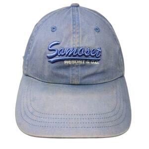 Ahead Baseball Cap Blue One Size Samoset Resort G.C. Lobster Embroidery Hat